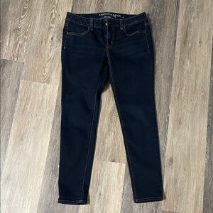 American Eagle Outfitters Women's Dark Blue Jegging Jeans